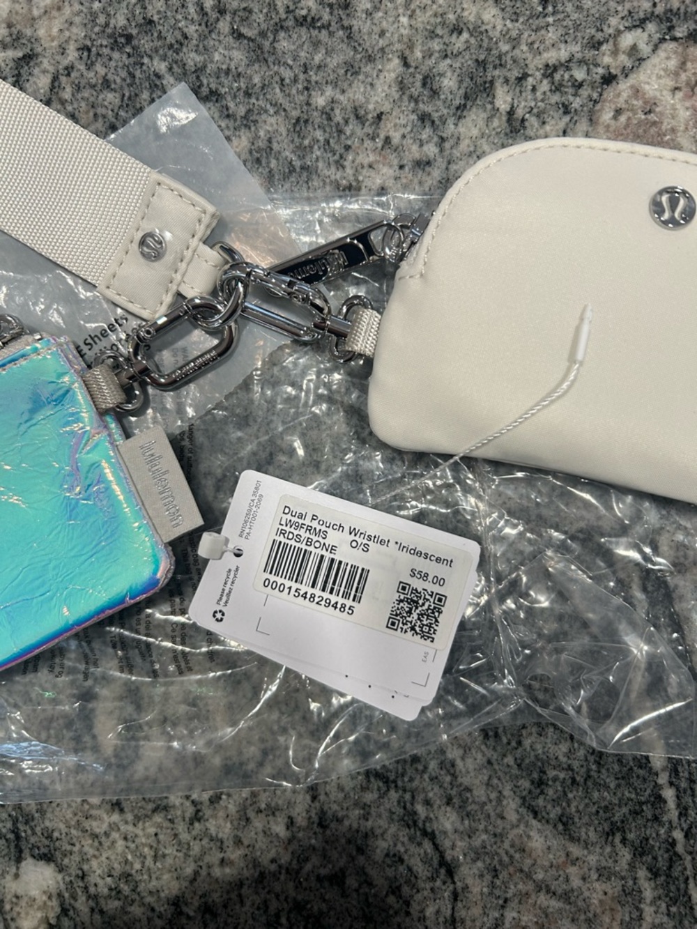 Lululemon dual pouch wristlet - Picture 2 of 3
